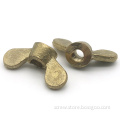 DIN315copper yellow zinc brass butterfly wing lock nuts